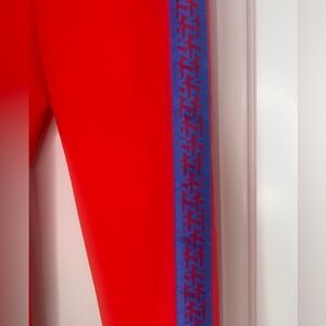 Zadig Voltaire Women’s Paula band pants Sz 42, Red & Blue